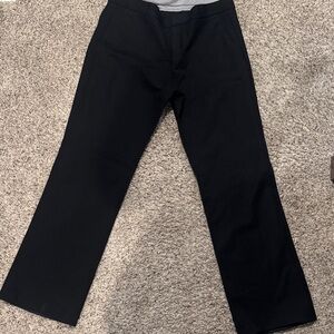 Banana Republic Logan Size 12L Black Dress Pants
